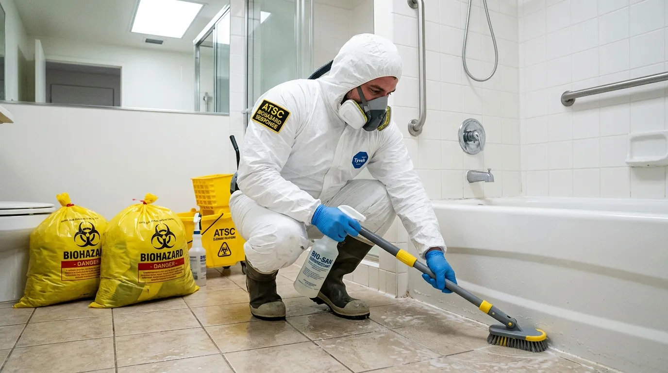 Decontamination equipment deployed for Blood Cleanup in Ripon